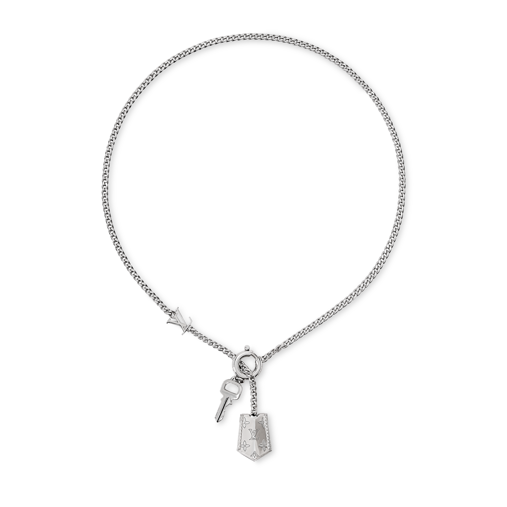LV Tag Necklace S00 - Men - Fashion Jewelry | LOUIS VUITTON ®